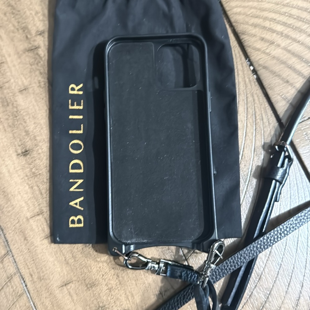 Bandolier- iPhone 12  Pro Max Crossbody Phone Case in Black - Picture 6 of 6